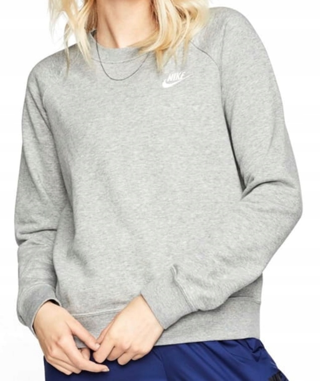 Mikina dámská Nike bez kapuce BV4110-063 šedá tepláková klasická M