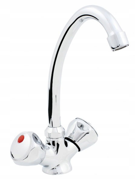 

Bateria Stojąca Zlew Kran Chrom Hydroland Standard