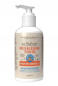 Levně Lososový olej s treskou Schesir Grizzly 1000ml