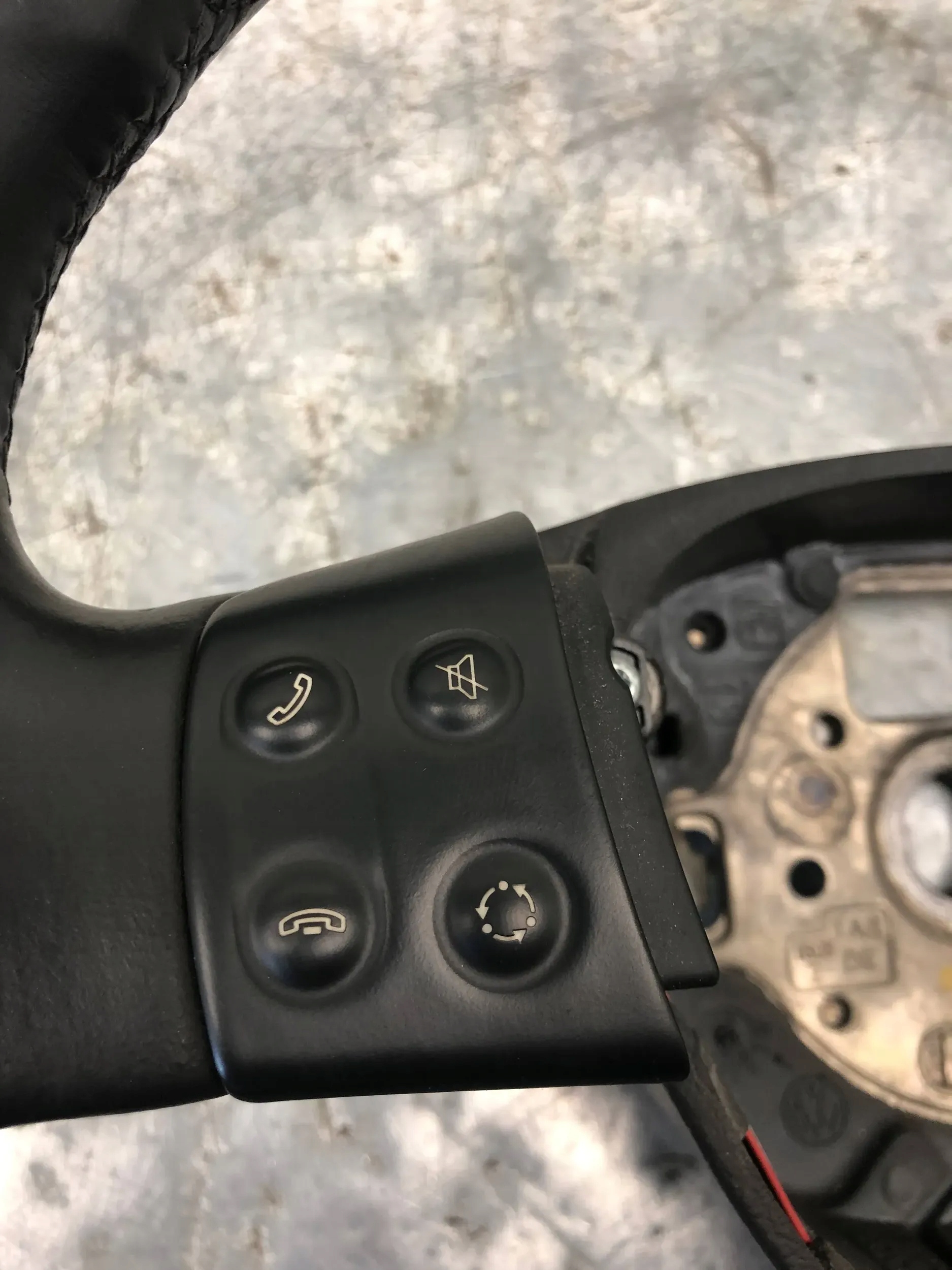 lenkrad Leder MULTIFUNKCJA VW TOURAN 1K0419091A