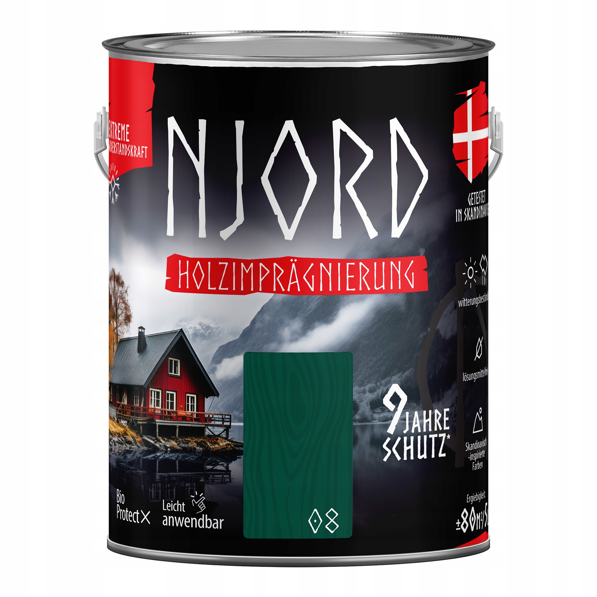 Odolný vůči podmínkám Impregnát na dřevo Normal (08) Isländisches Tal 5L