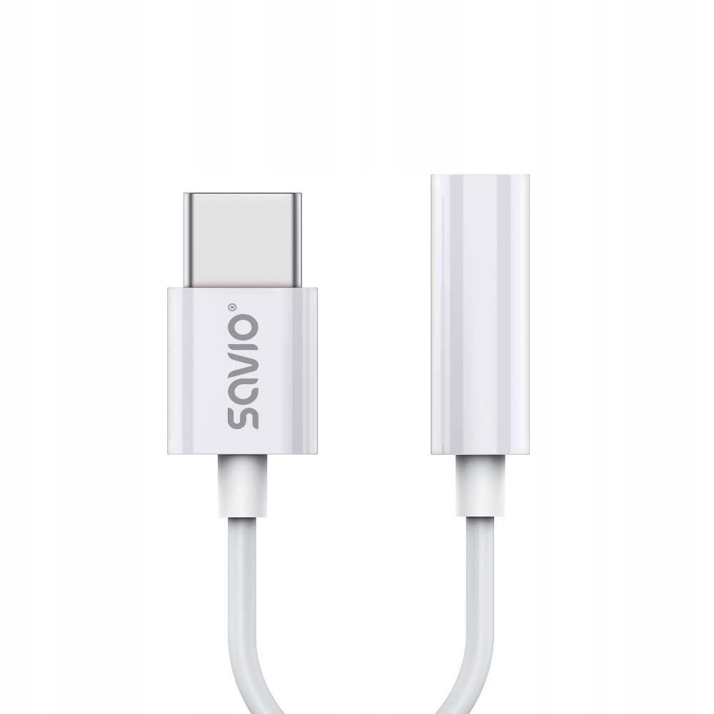 Savio Kabel adapter Savio AK-51 Usb-c Mini Jack