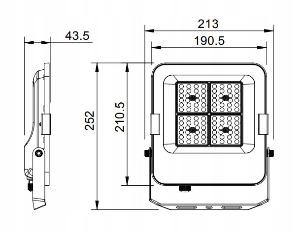 Halogen naświetlacz LED 20W - 30W - 50W Marka inny