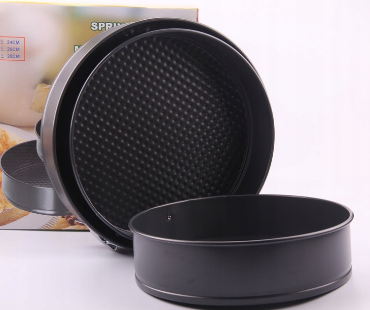 OKRĄGŁE TORTOWNICE 3 ROZMIARY DO PIECZENIA CIAST BLACHA FORMA 3 SZT EAN (GTIN) 5904890417847