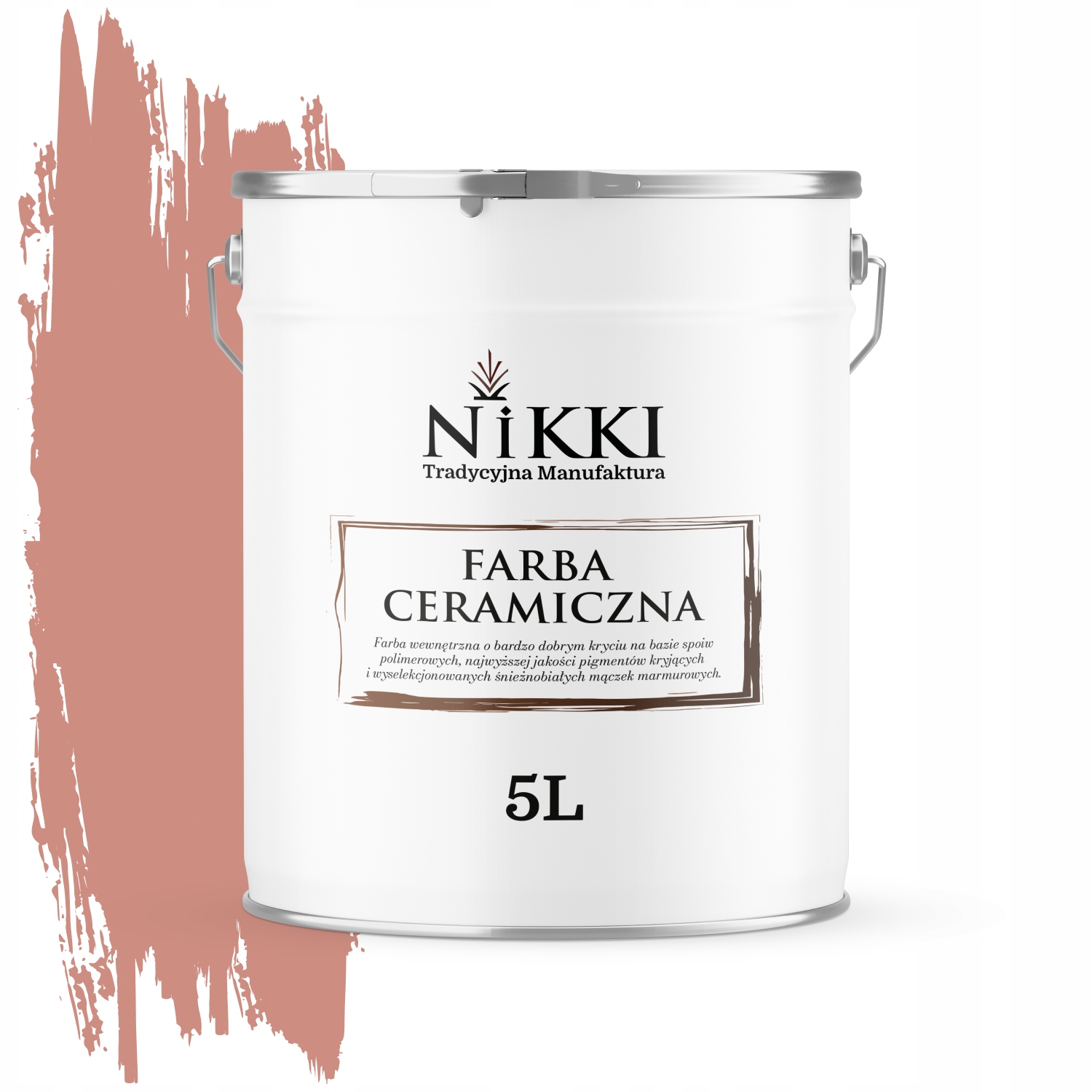 Keramická Farba Na Steny Lososová Farba H5533 Hlboká Matná Na Steny 5 L