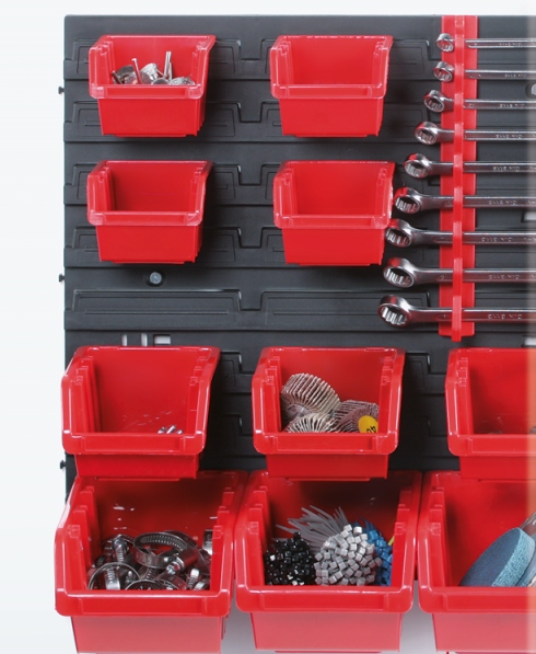 Zestaw pojemników KOR4 Tablica + akcesoria Szerokość produktu 77 cm