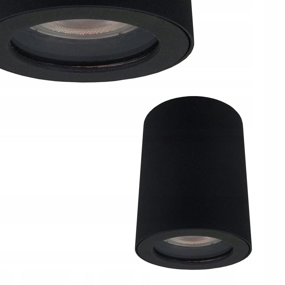 Černá nástěnná tuba Faro IP65 do koupelny v obývacím pokoji Light Prestige