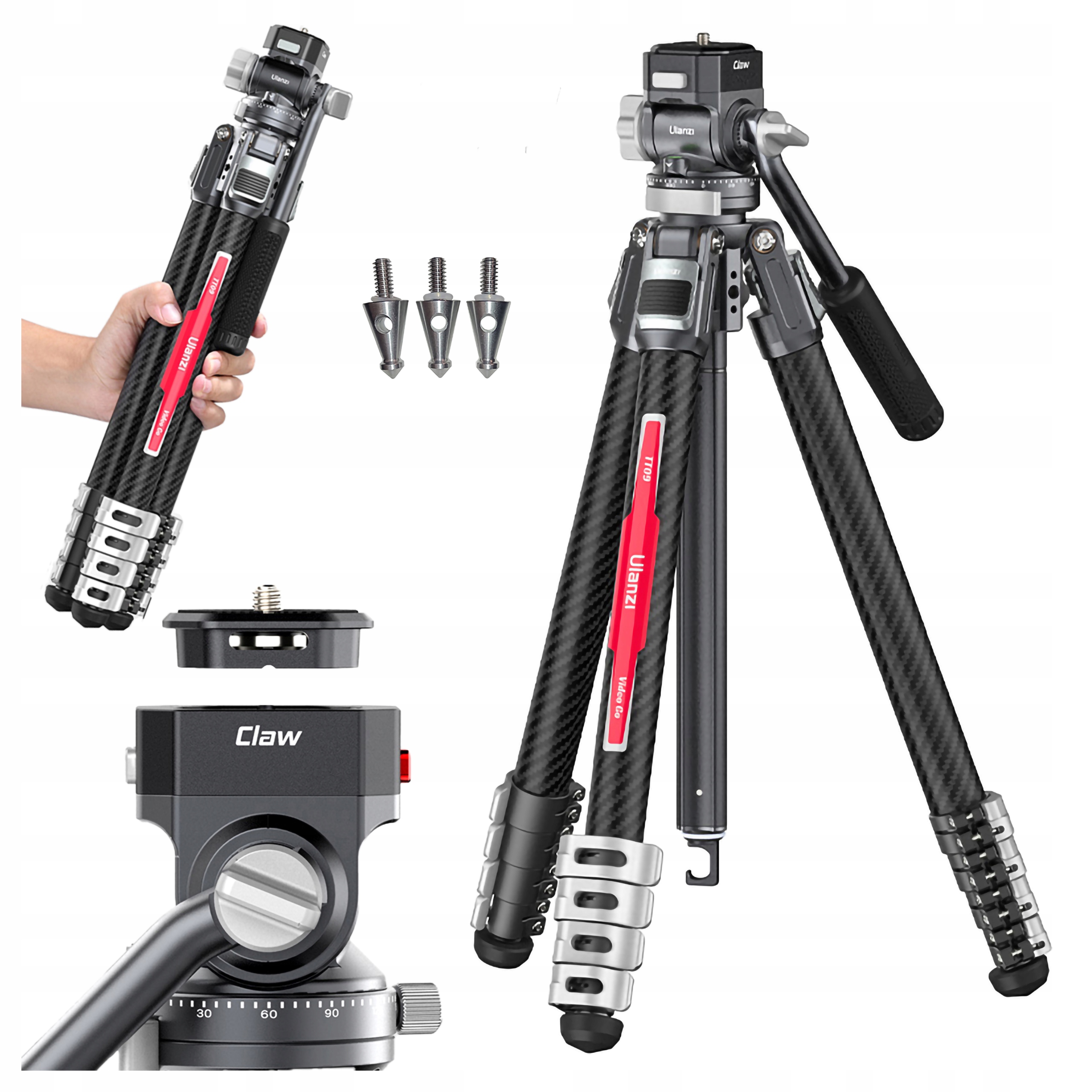 Karbonový fotografický stativ pro zrcadlovku Sony Canon Nikon Fuji Taška