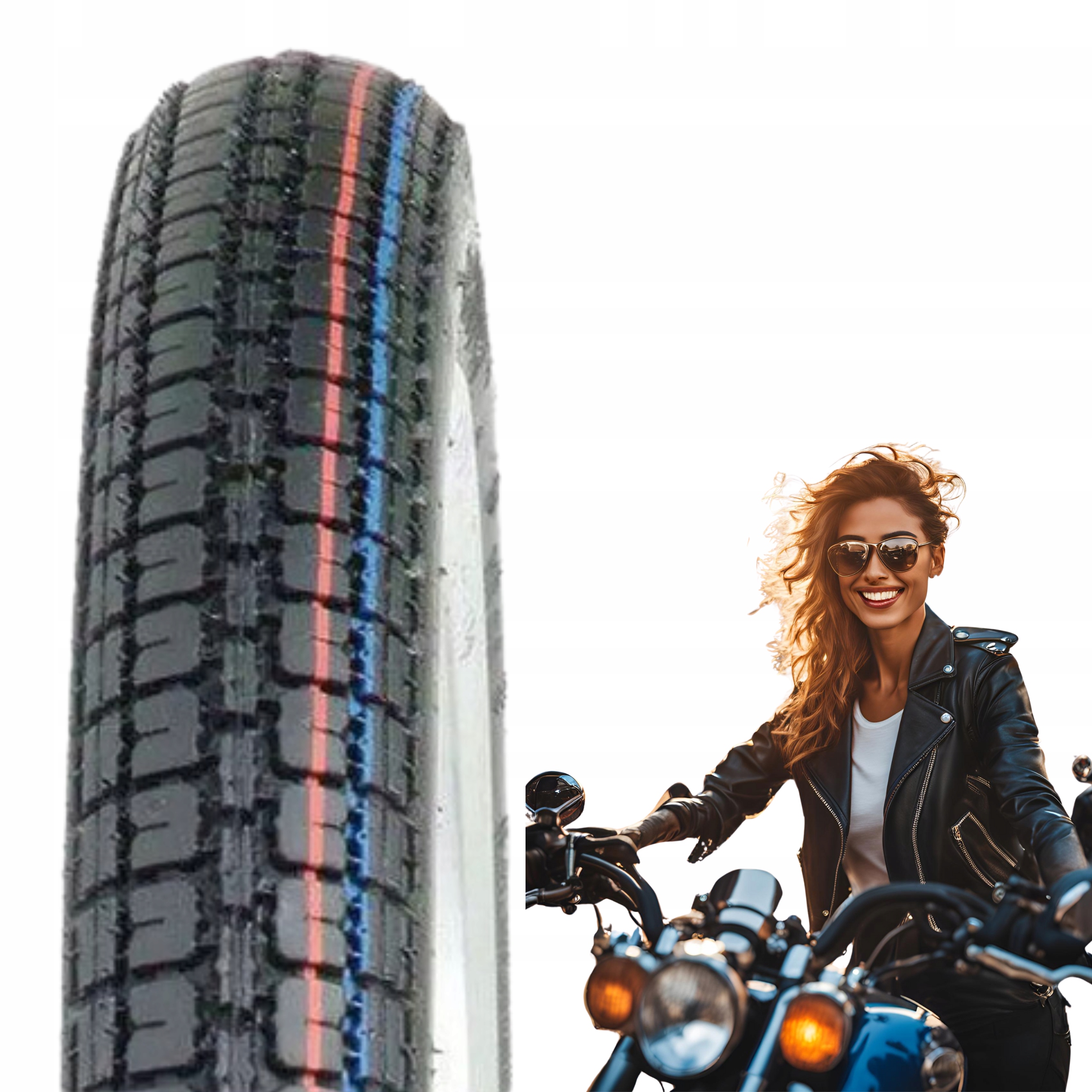 Motocyklová Pneumatika Vee Rubber 2.25-17 duše Romet Ogar 2 1/4x17''