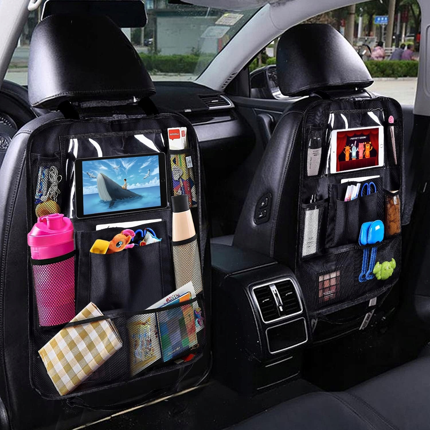 SAMOCHODOWY ORGANIZER OCHRANIACZ MATA OCHRONNA DO AUTA NA FOTEL OPARCIE XXL Marka ET