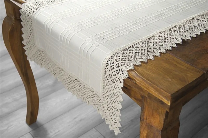 

Polski obrus Teflonowany 160x160 słomka Greno