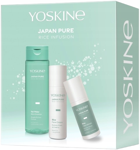 Yoskine Japan Pure Rice Infusion sada krém, sérum a esence