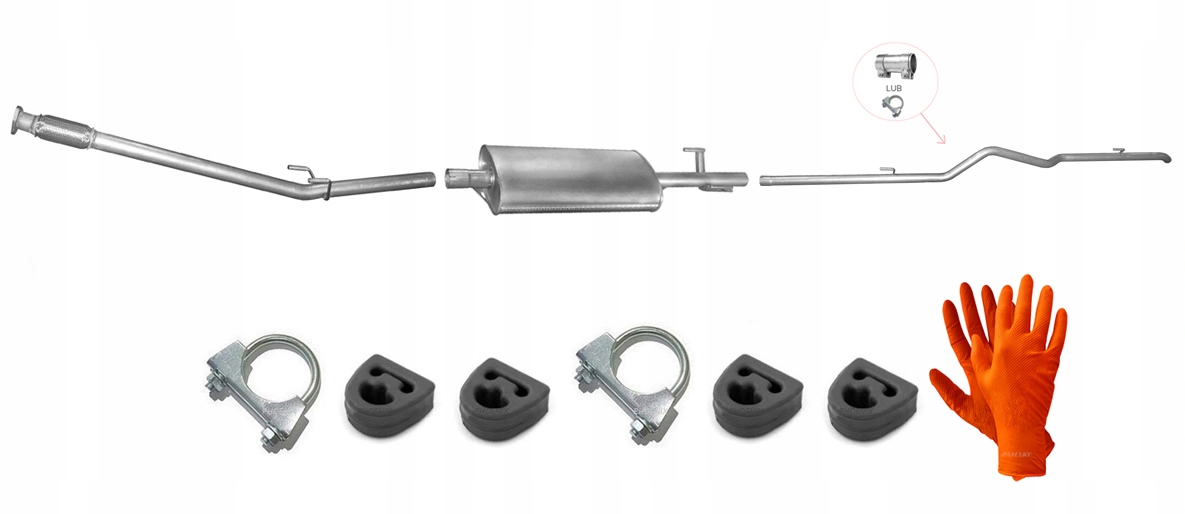 Vw Lt 2.8 TDi 92-96-116 kW (1997-8/2006) Výfukový Systém Xlwb