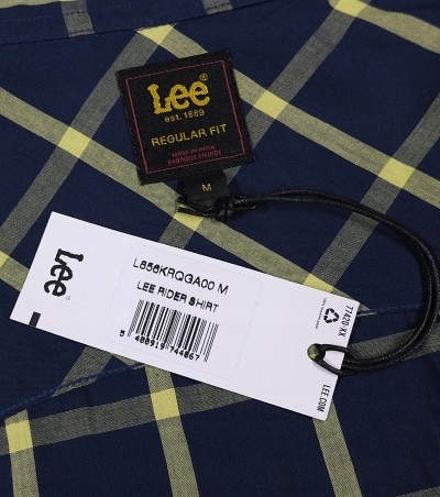 LEE KOSZULA RIDER SHIRT REGULAR FIT lemon M EAN (GTIN) 5400919744067