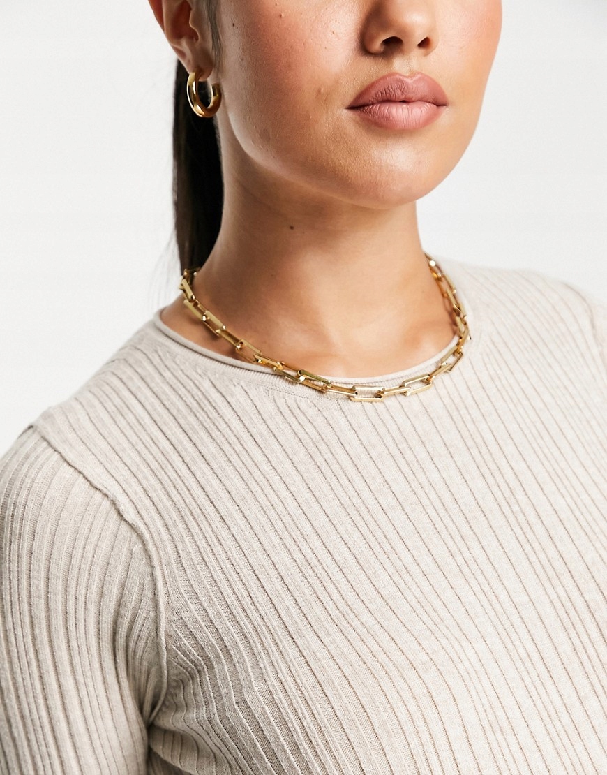 DESIGN Prążkowany top z okrągłym dekoltem XS Rozmiar XS