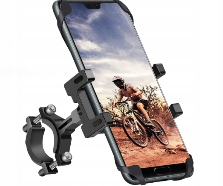 Uchwyt rowerowy na telefon L-brno na kierownicę roweru motocykla czarny