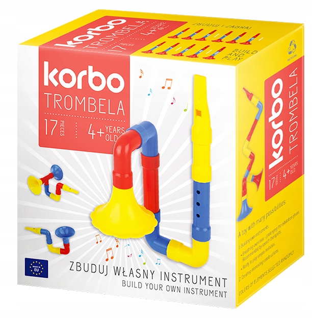 

Korbo Instrument Trąbka Flet Gwizdek Trombela 17