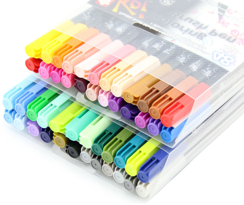 Štětcový popisovač Koi Color Sakura 48 kol