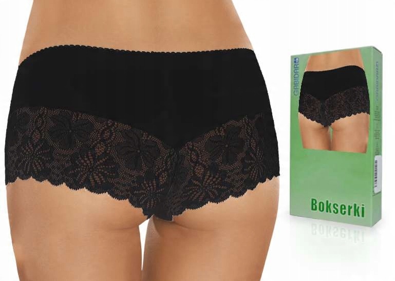 

bokserki damskie Gabidar 107 Bawełna , Czarne , S