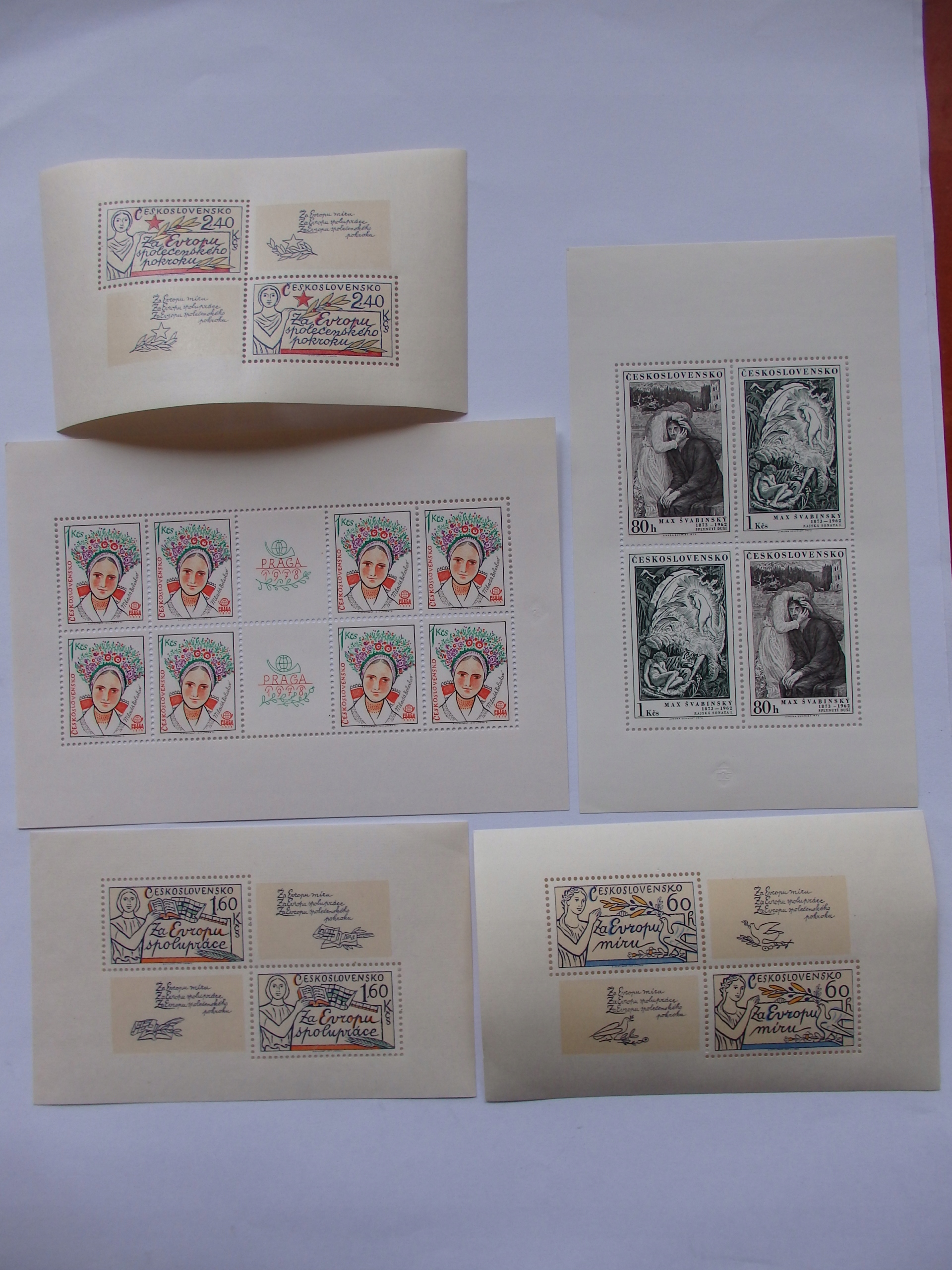 Czechosłowacja, Zestaw bloków, B8986