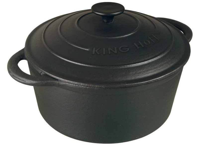 Kinghoff Hrnec 24 CM 4 L Pro Odolné Vaření Na Roky, Litina 4 L