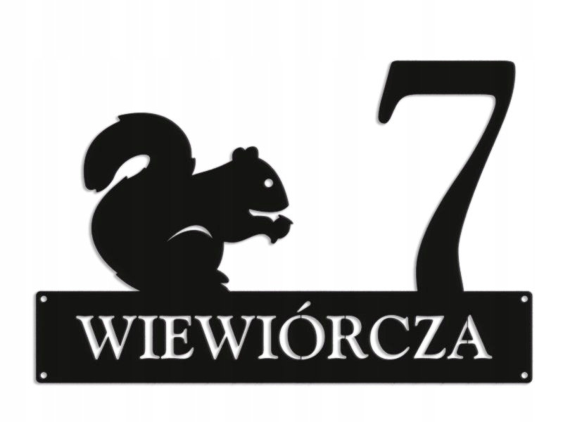 Číslo Na Dom 60 cm Tabuľa Adresa Ocel 2 mm Grafika 5753