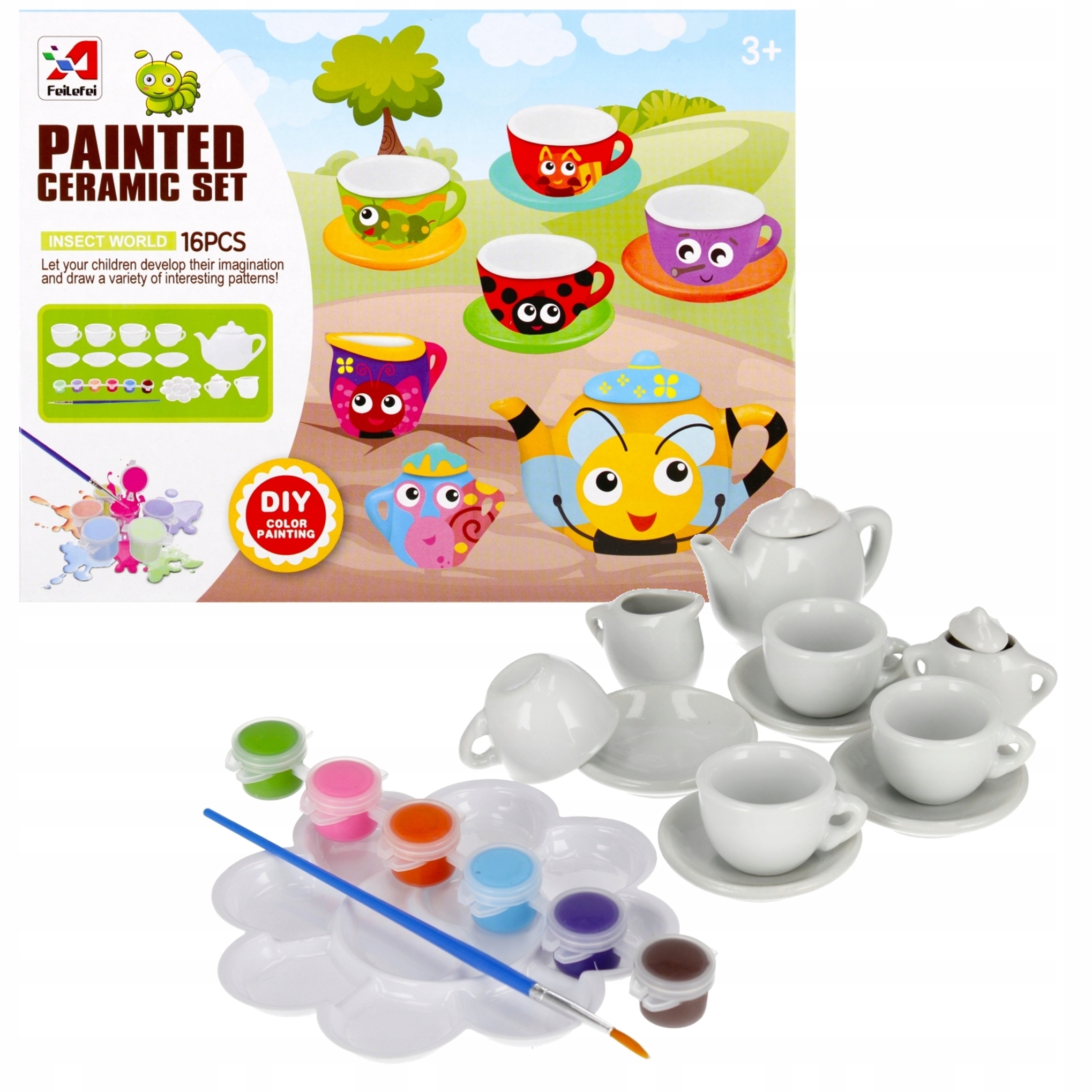 

Zestaw Kreatywny Do Malowania Ceramika Zwierzęta