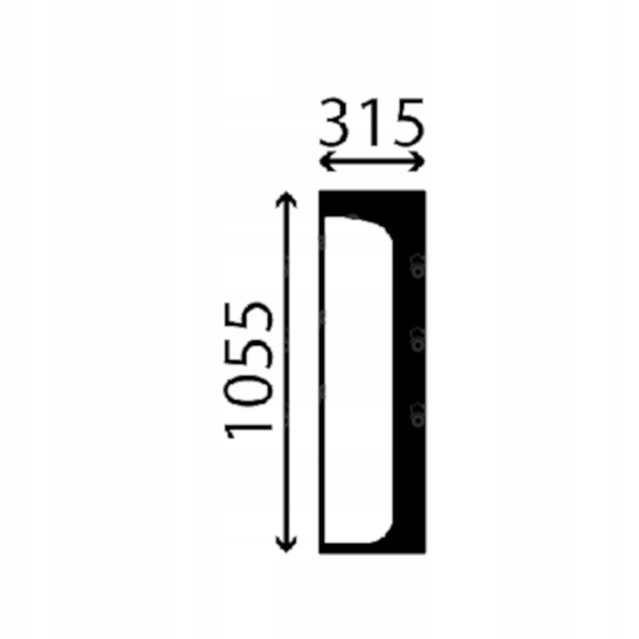 Cat sklo zadní boční pravé 225-7715 (4032)