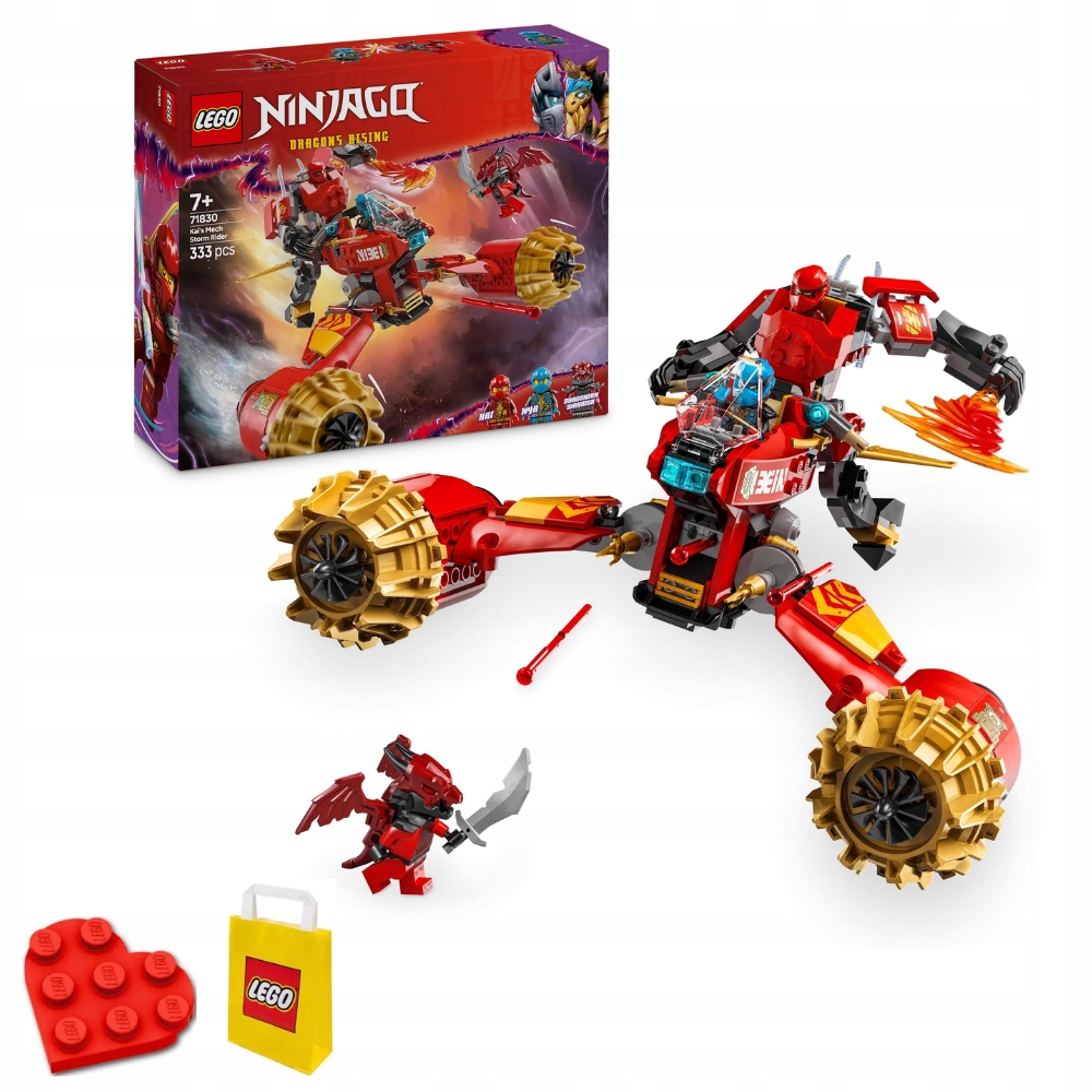 Lego Ninjago Bouřkový jezdec-mech Kaia 71830
