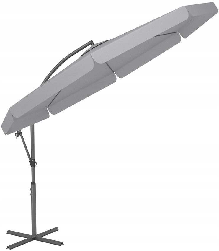 DUŻY PARASOL OGRODOWY Z FALBANĄ SKŁADANY 350CM Producent Funfit Garden