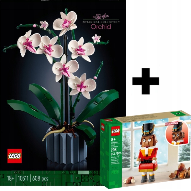 Lego Creator Expert Icons Orchidej 10311 Lego 40640 Vánoční Sada