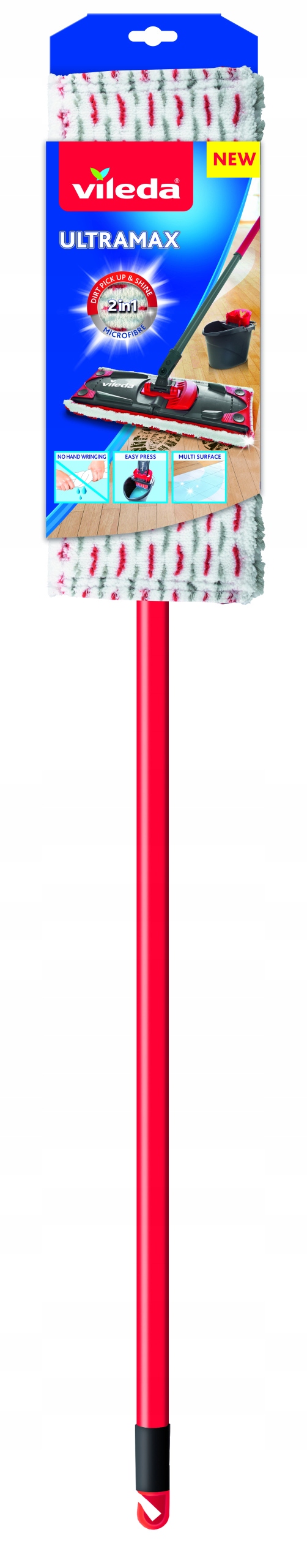 Levně Mop Vileda Ultramax Domácí mop na mytí podlah Plochý domácí mop Mop