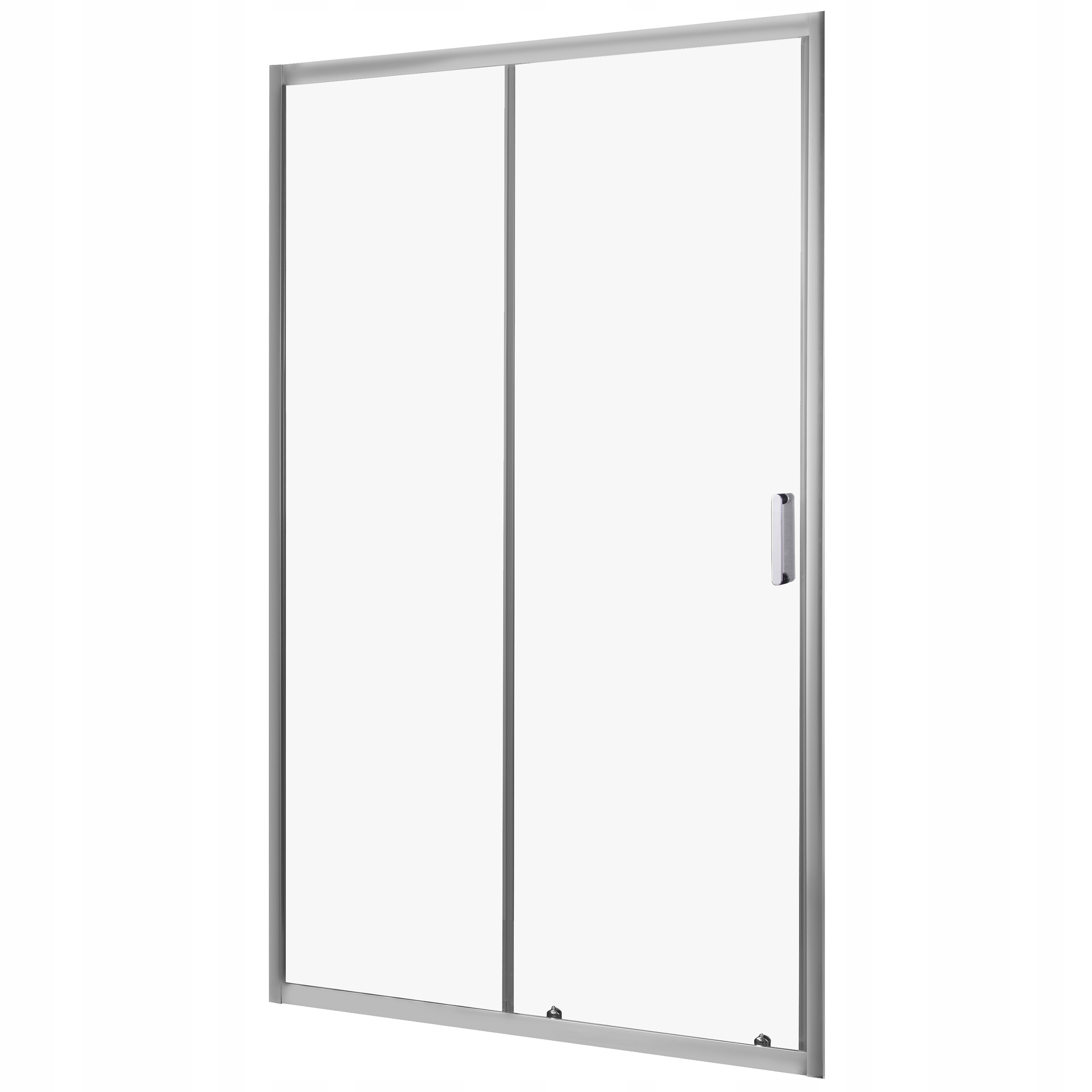 DRZWI PRYSZNICOWE WNĘKOWE PRZESUWNE 120CM CHROM KABINA WALK-IN SZYBA