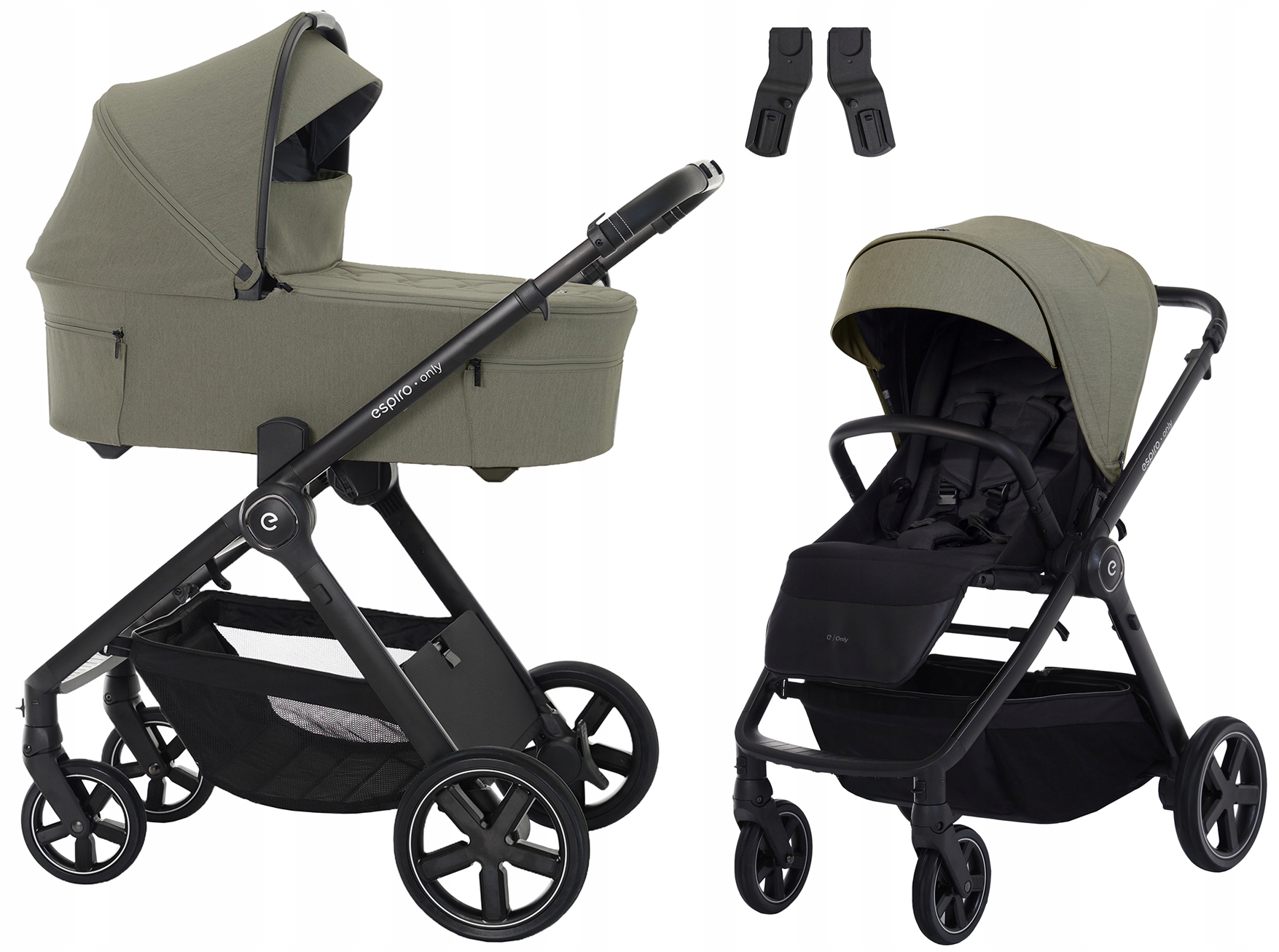 Wózek 2w1 Espiro Only Stylish Khaki 404 Wózek Wielofunkcyjny
