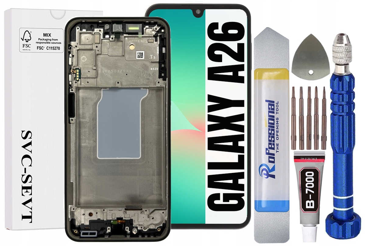 Displej Pro Samsung Galaxy A26 A266 Originál Oem Displej +rámeček