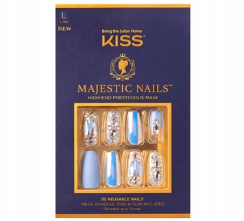 

Kiss sztuczne paznokcie Majestic nails MJ02C x30 L
