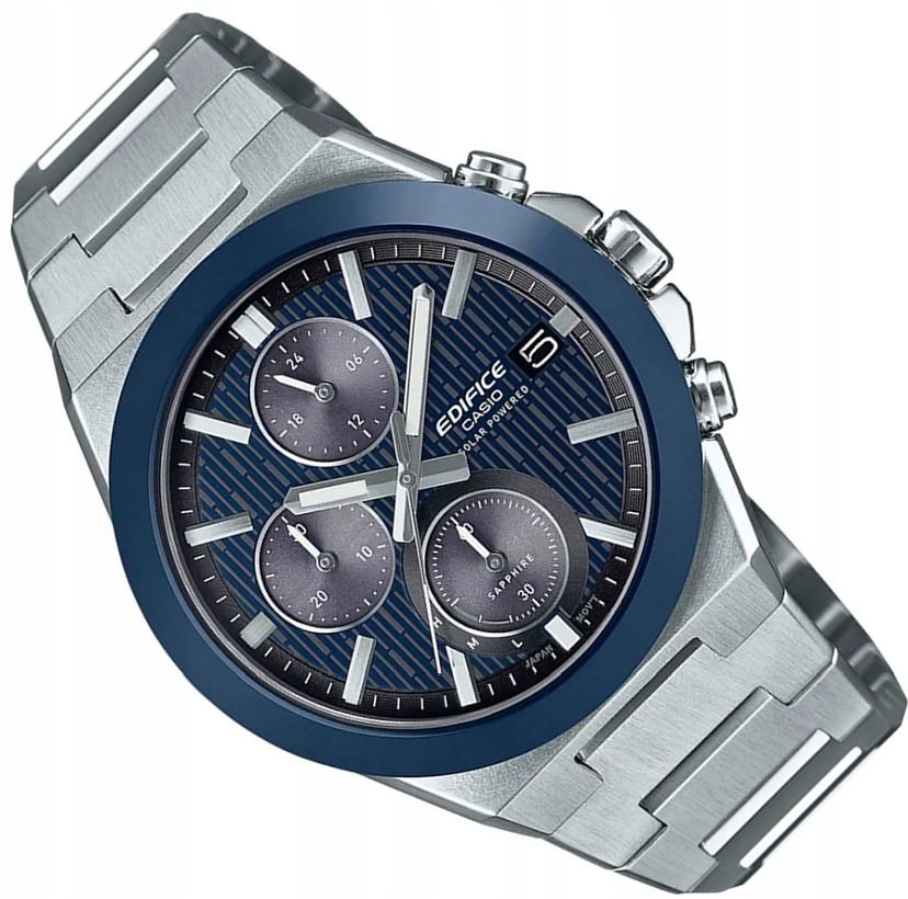 Pánské Hodinky Casio Edifice EFS-S650D-2AEF Elegantní Solární Chrono 41 mm