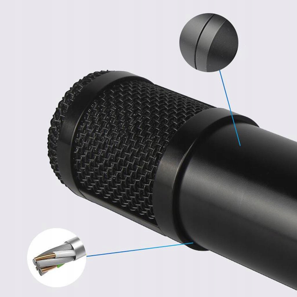 Mikrofon pojemnościowy studyjny Rodzaj pojemnościowy