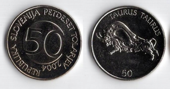 SŁOWENIA 2004 50 TOLARJEV