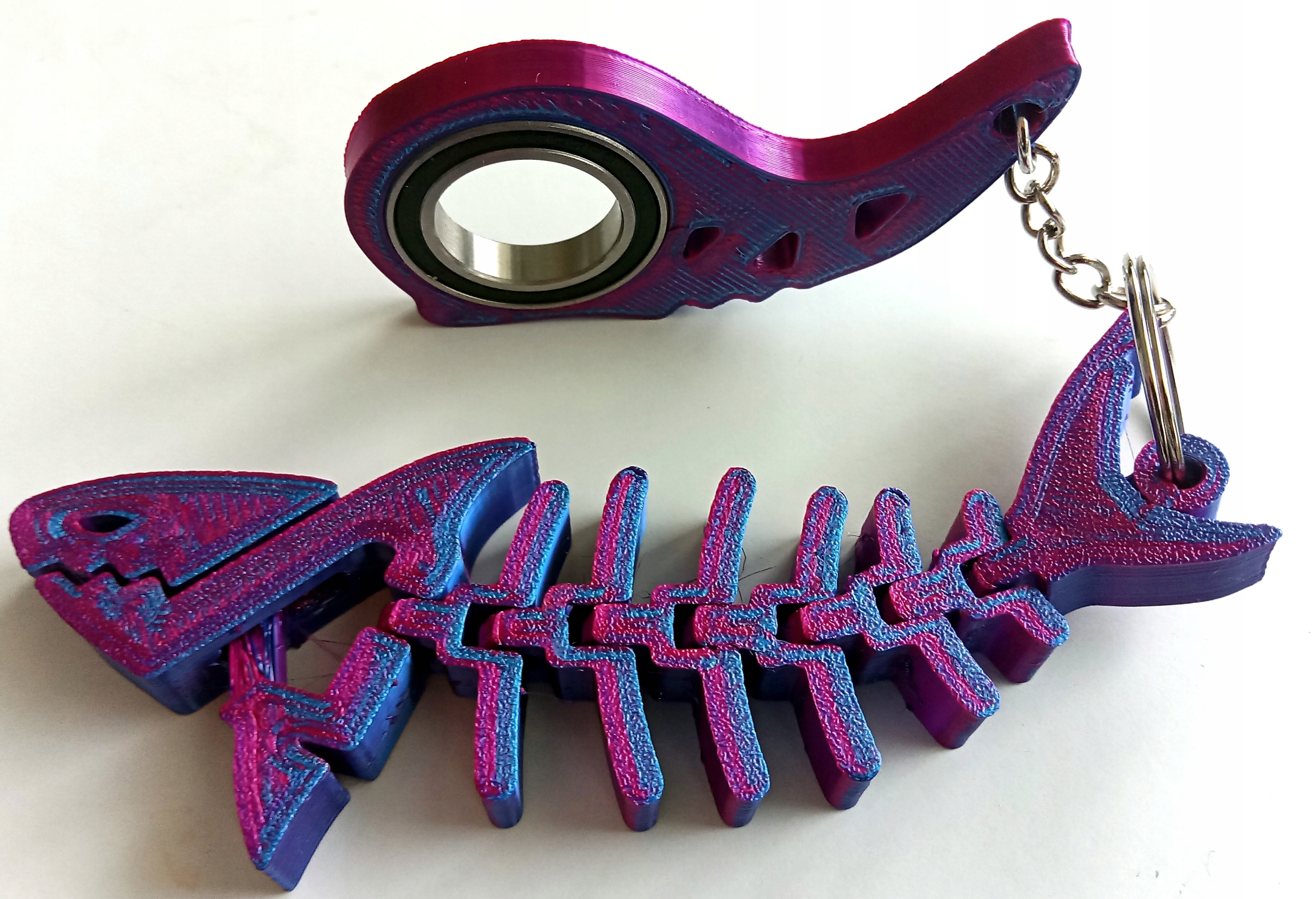 Keyspinner Keyrambit + Rekinek TikTok Key -MIDNIGHT brelok Rodzaj Fidget Spinner