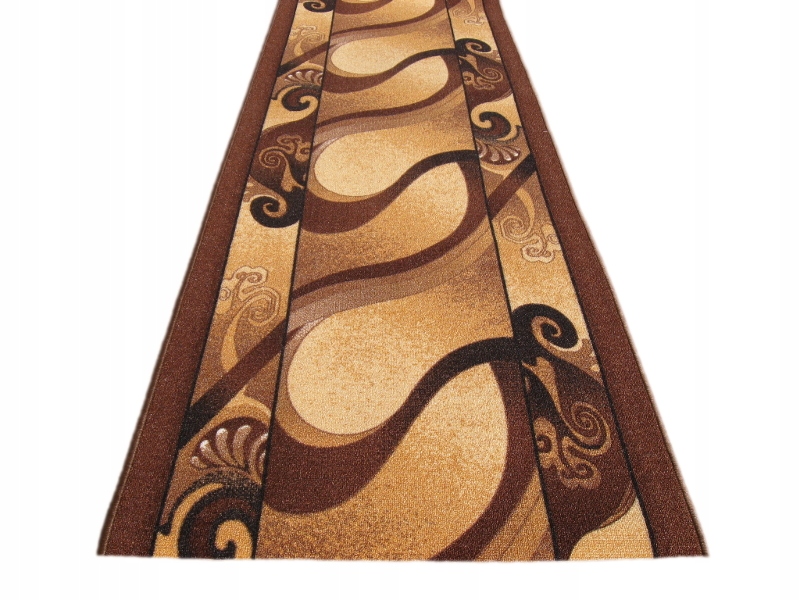 

Chodnik podgumowany antypoślizgowy fala brąz 67cm