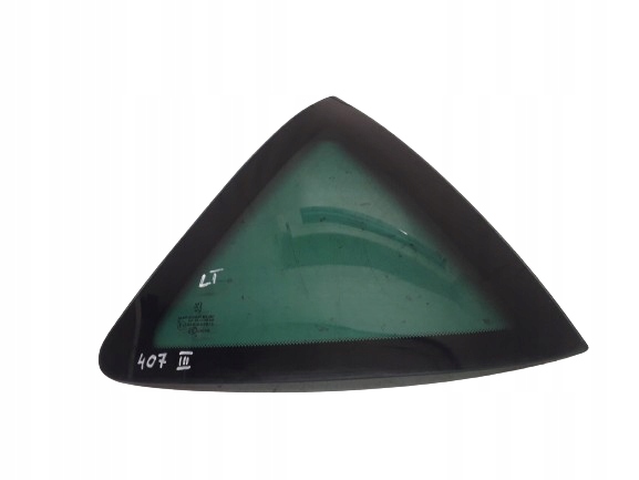 PEUGEOT 407 SW KOMBI 04-11 SZYBA BŁOTNIKA TRÓJKĄT TYŁ LEWA