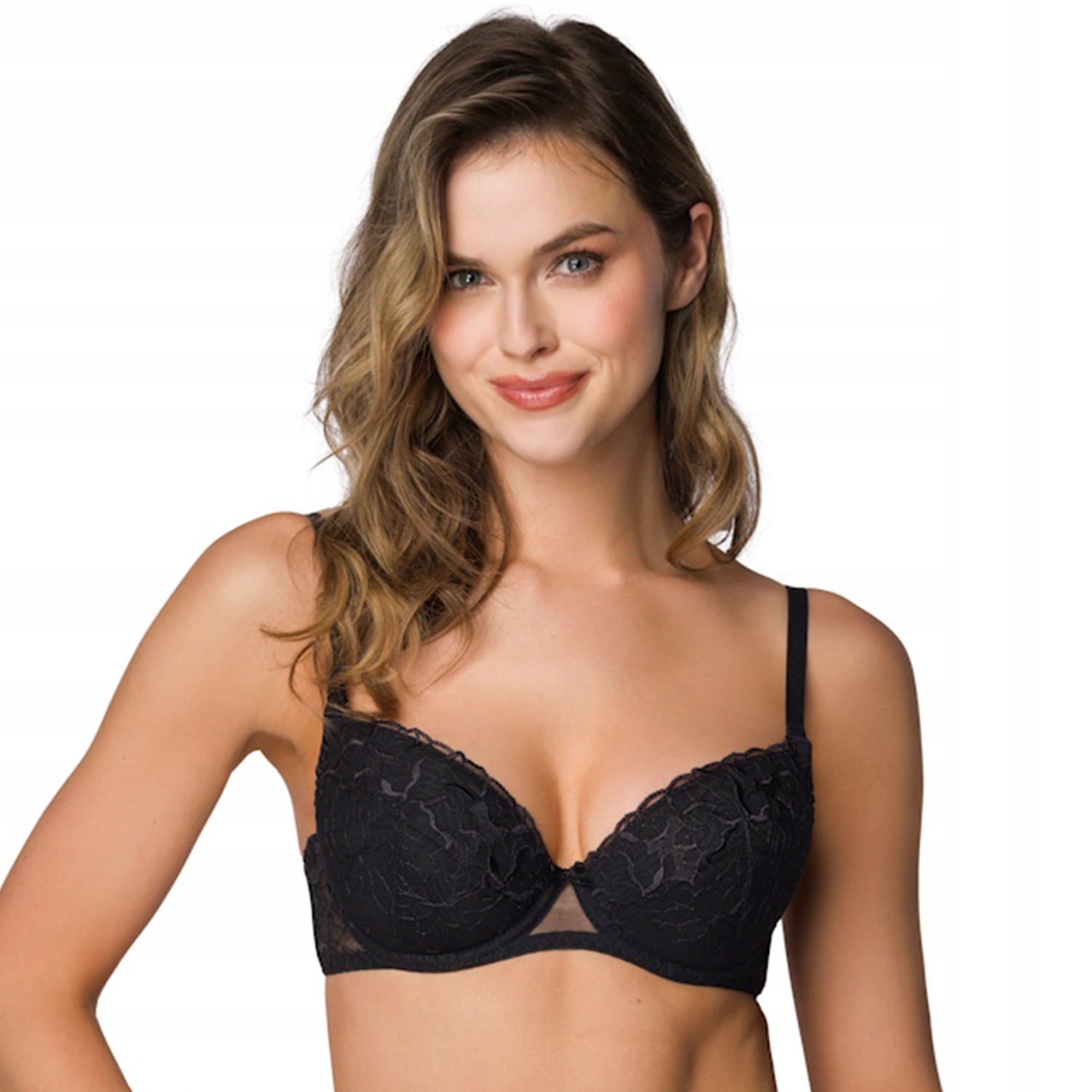 Mat 3910/11 Elara černá 80E Push-up podprsenka