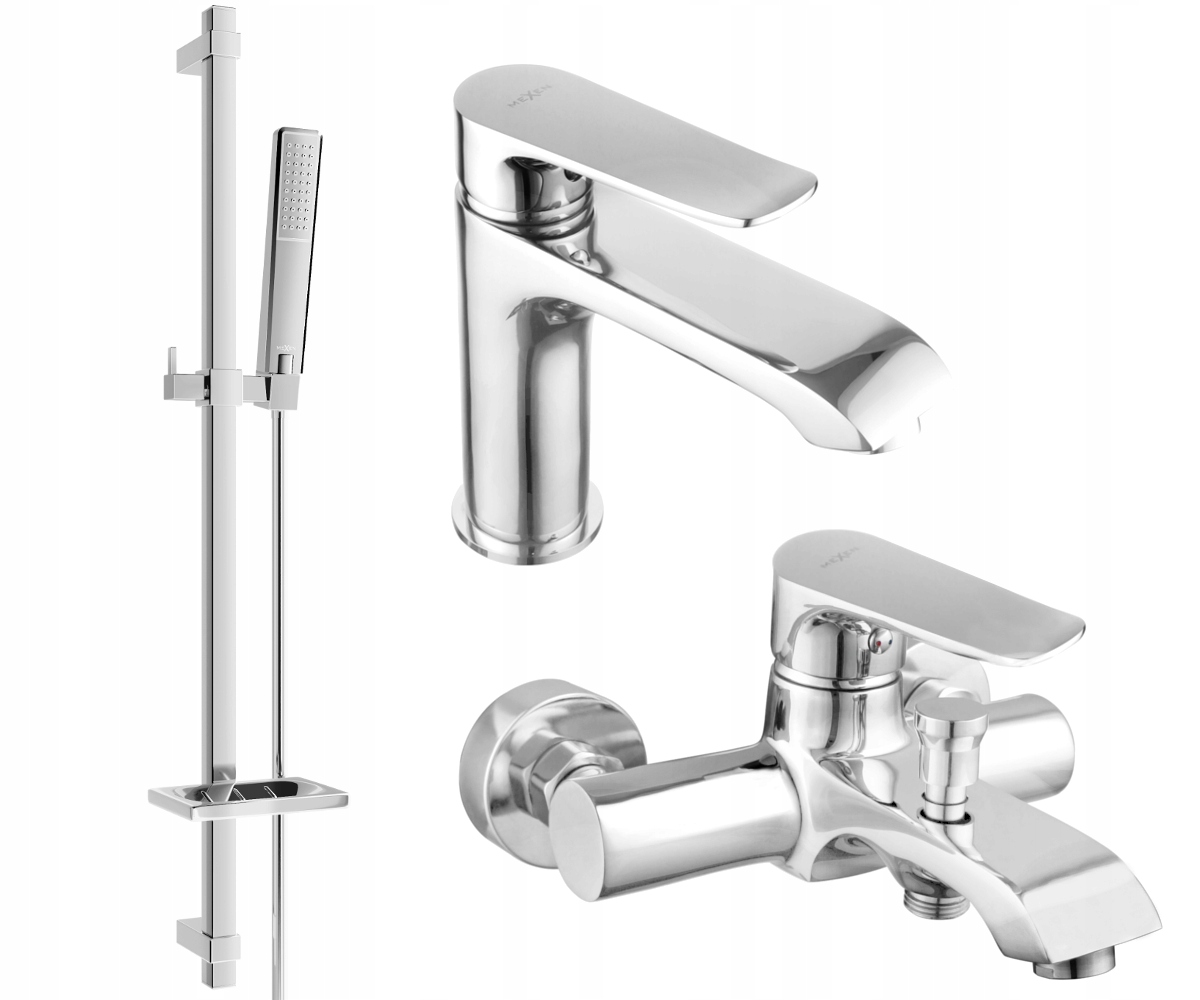 

Mexen Pecos DQ72 Zestaw Wannowy Bateria Chrom
