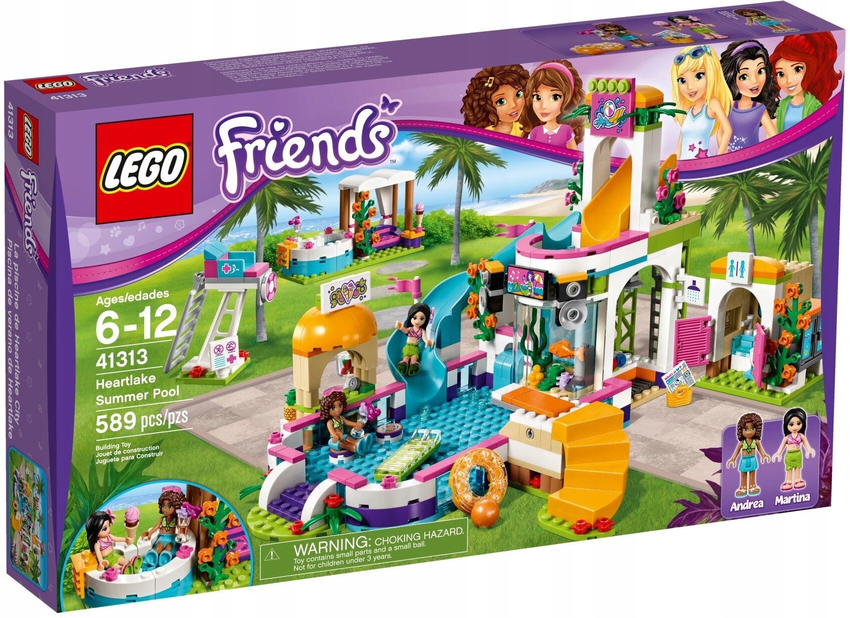 Lego Friends 41313 Bazén v Heartlake Nové
