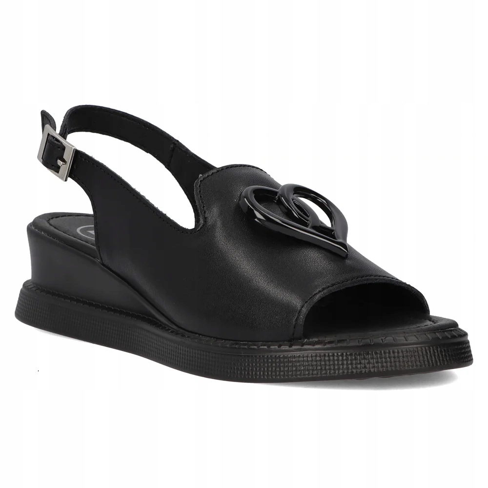 Buty damskie skórzane sandały Filippo na platformie buty letnie r.36