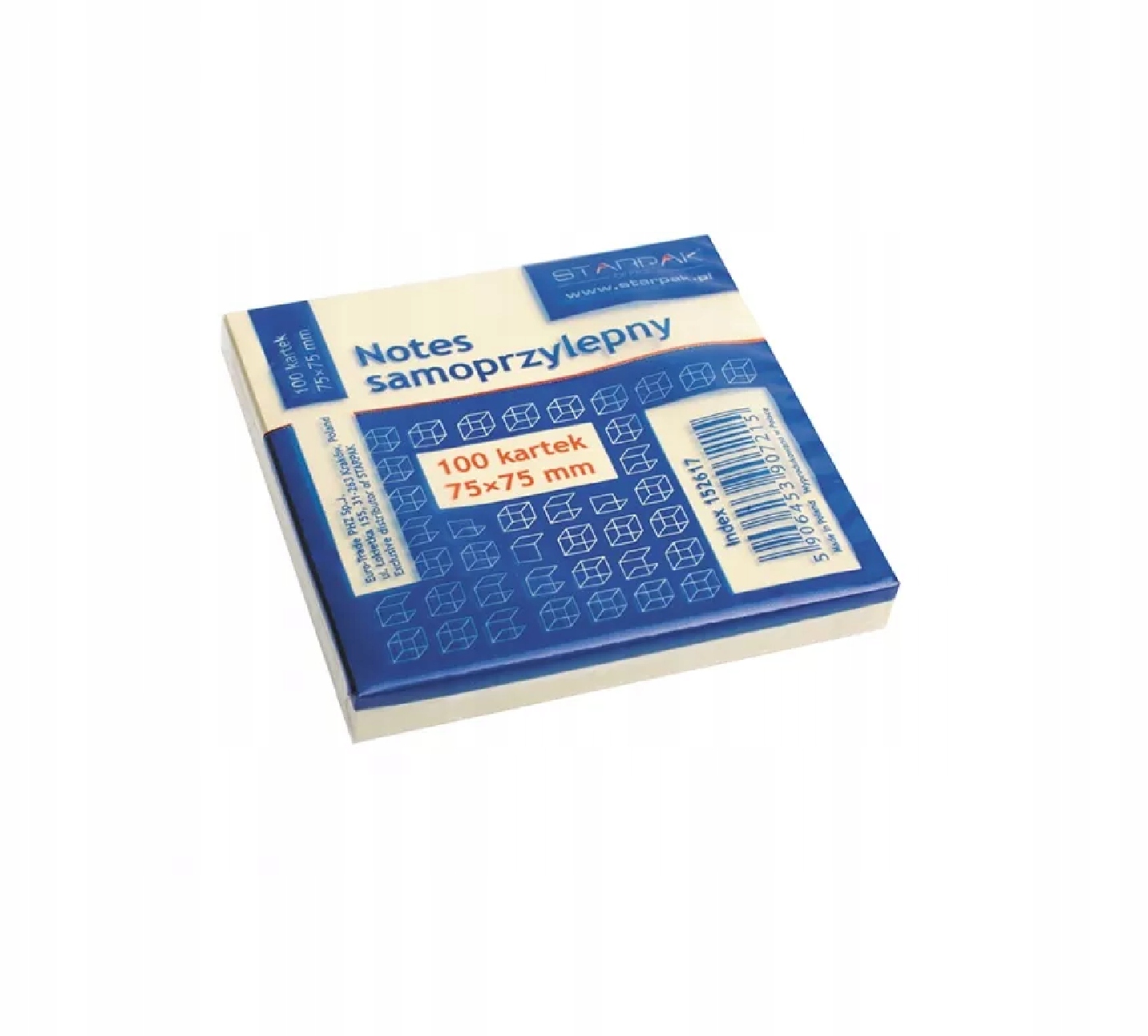 

Bloczek Notes Samoprzylepny 76X 76 MM 100K Starpak