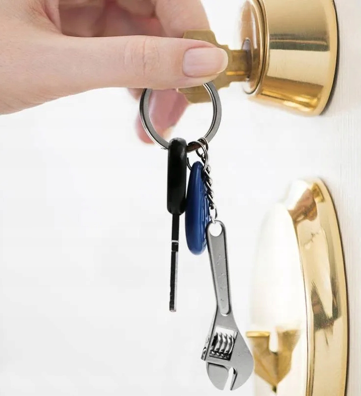 BRELOK DO KLUCZY NARZĘDZIE ZAWIESZKA DO SAMOCHODU KLUCZ FRANCUSKI PREZENT Szerokość produktu 2 cm