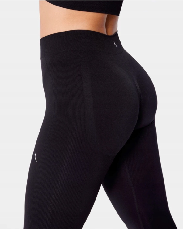 Legginsy Push Up Czarne Cudne Fitness Piękne Pośladki S