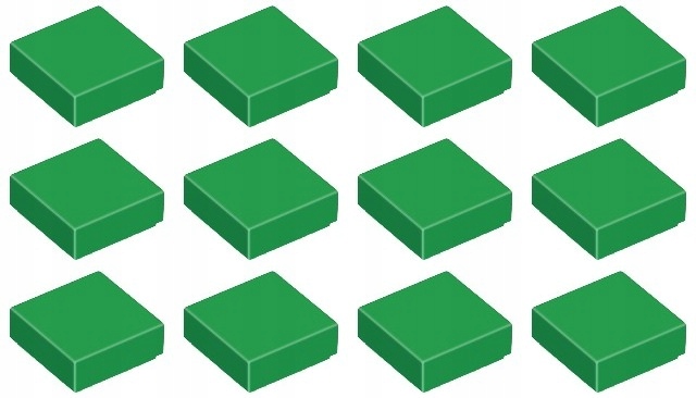 

Lego 3070b 1x1 Tile zielona Nowa (3g 12 szt